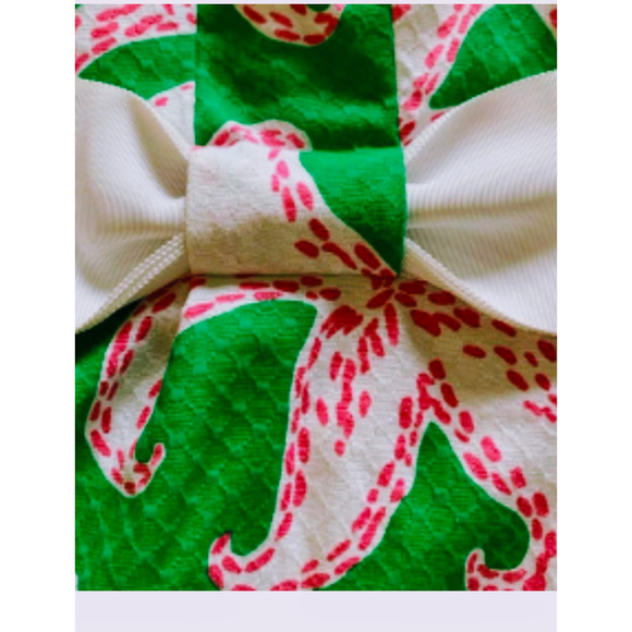 Lilly Pulitzer sz 4 AMBERLY STARFISH TWINKLE Strapless Dress EUC - Picture 6 of 8